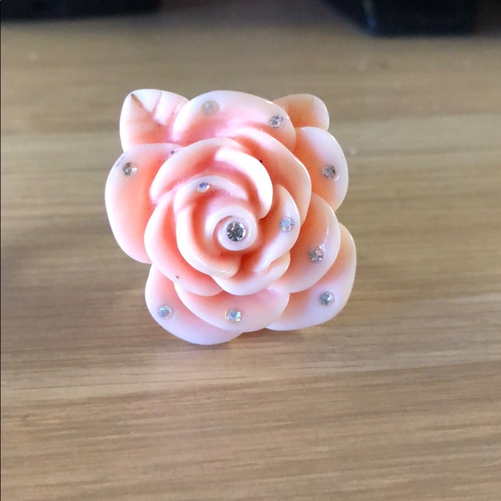Betsy Johnson rose ring